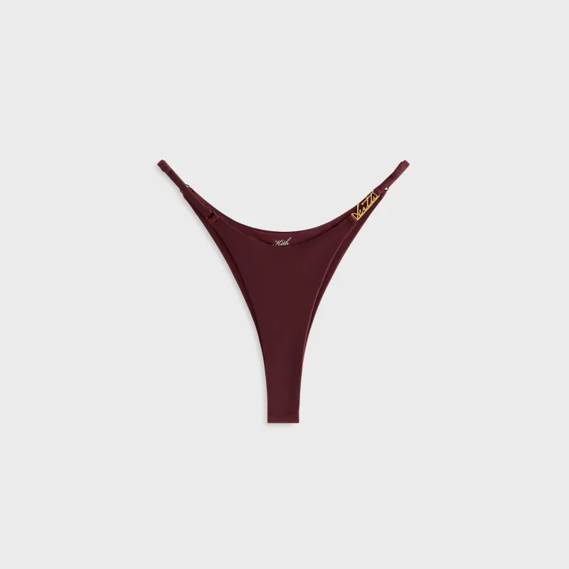 Kith Women Bralyn Tanga Bikini Bottom - Magma made by Kith