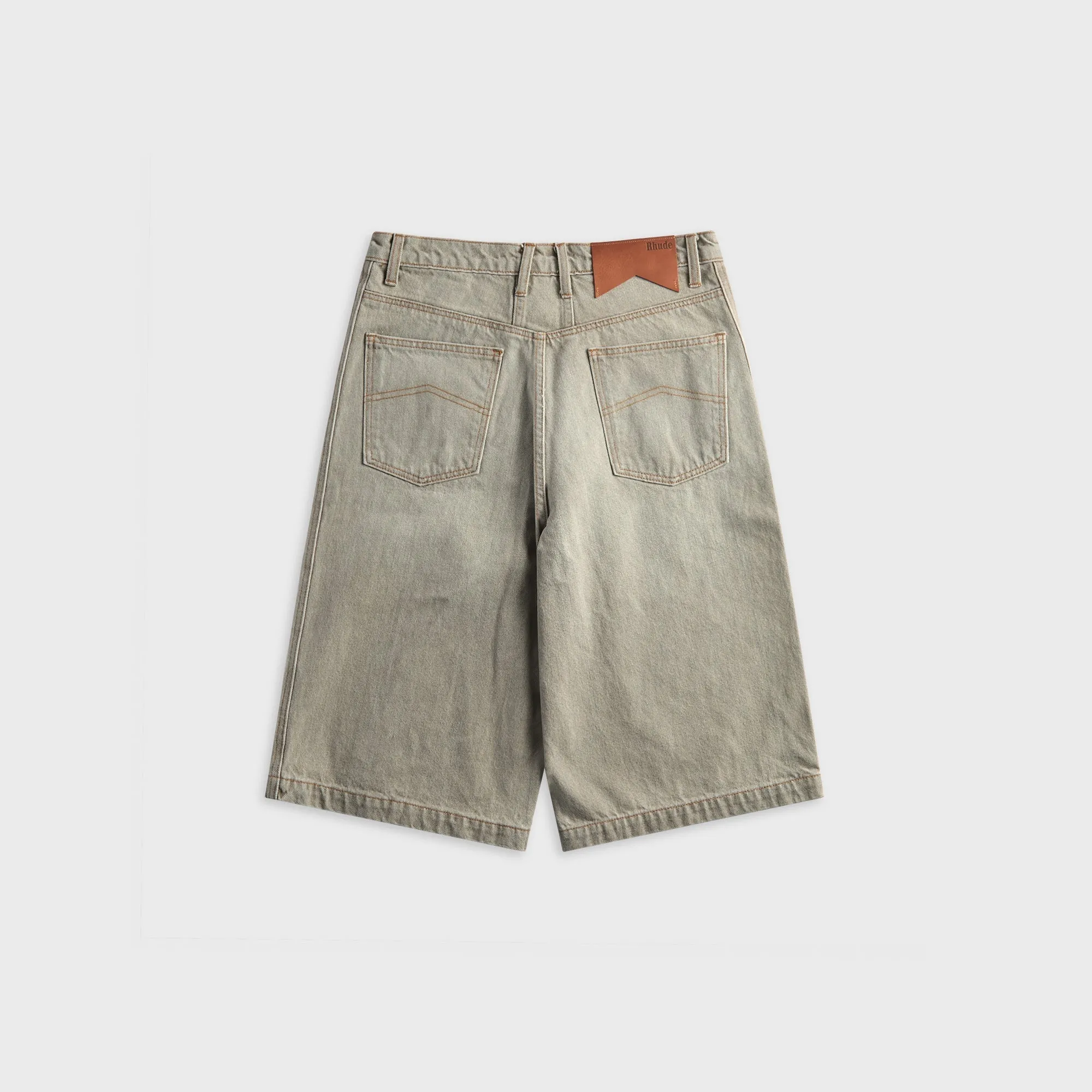 Rhude Baggy Traxedo Denim Short - Liberty Grey sold by Kith product image thumbnail 2