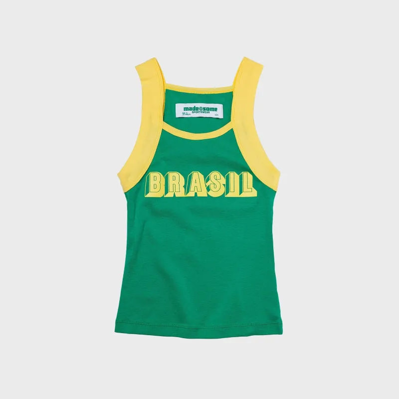 Made Some Brasil Tank Top - Green made by Kith
