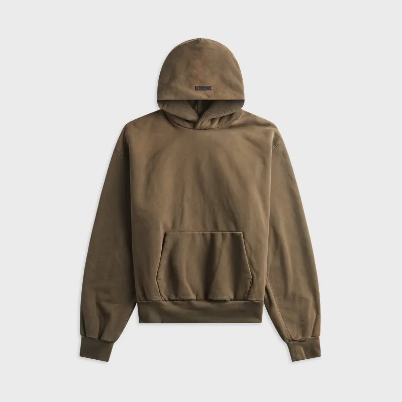 Fear Of God Classic Half Raglan Hoodie - Faded Brown made by Fear of God