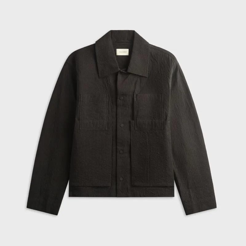 Craig Green Embroidered Line Stitch Worker Jacket - Black made by Craig Green