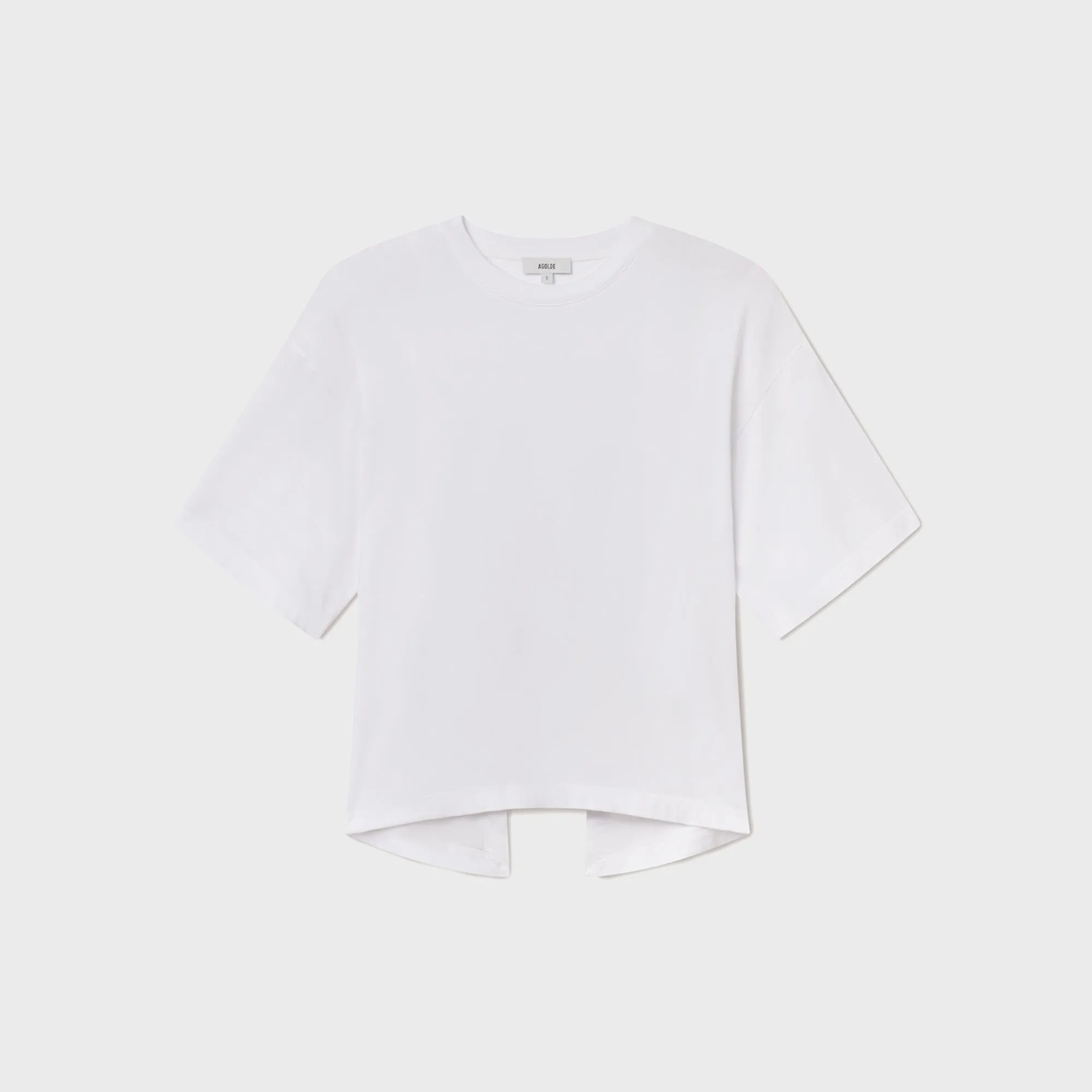 Agolde Theo Tee - White sold by Kith
