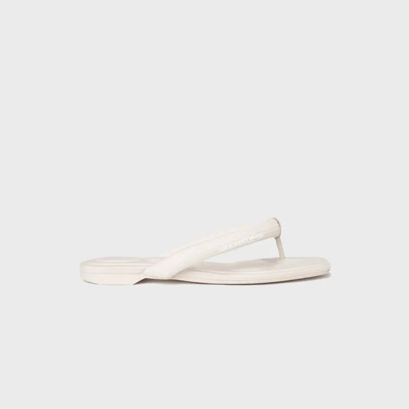 Alexander Wang Jenna Tubular Flat Thong Sandal - Vanilla made by Alexander Wang