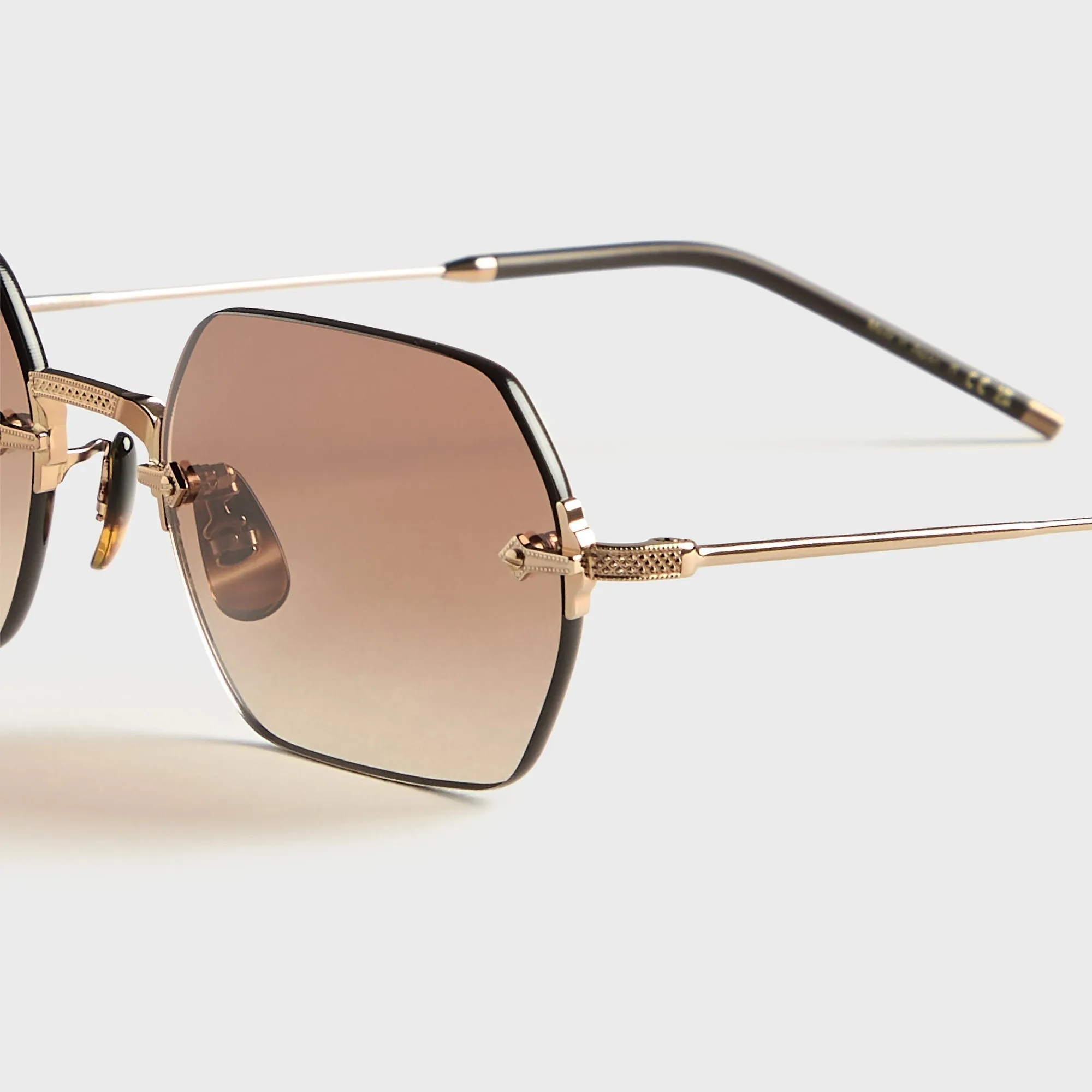 Oliver Peoples TK-13 Sunglasses - Gold / Dark Brown Gradient sold by Kith product image thumbnail 3