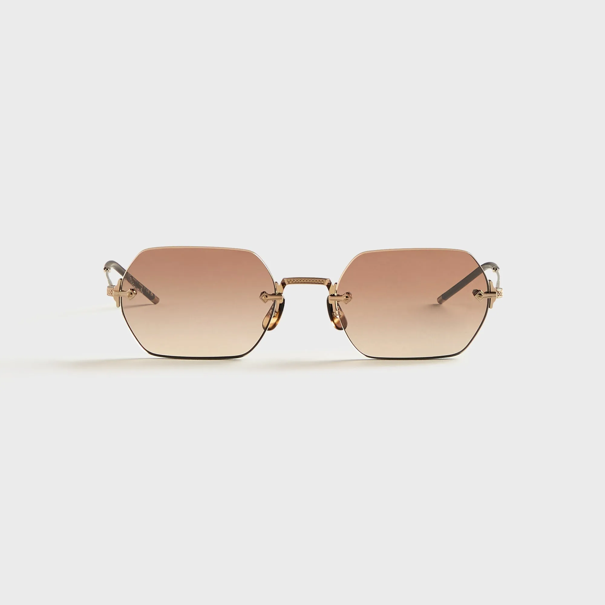 Oliver Peoples TK-13 Sunglasses - Gold / Dark Brown Gradient sold by Kith