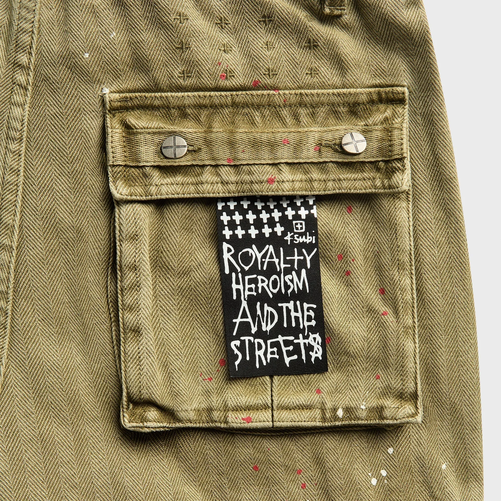 Ksubi Trooper Militant Cargo Short - Khaki sold by Kith product image thumbnail 3
