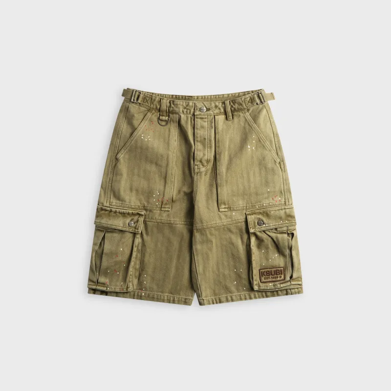 Ksubi Trooper Militant Cargo Short - Khaki made by Ksubi