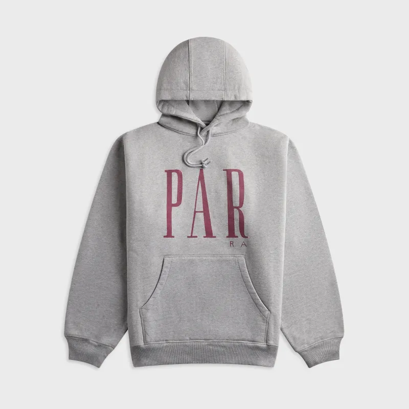 by Parra Gapped Hooded Sweatshirt - Grey made by by Parra