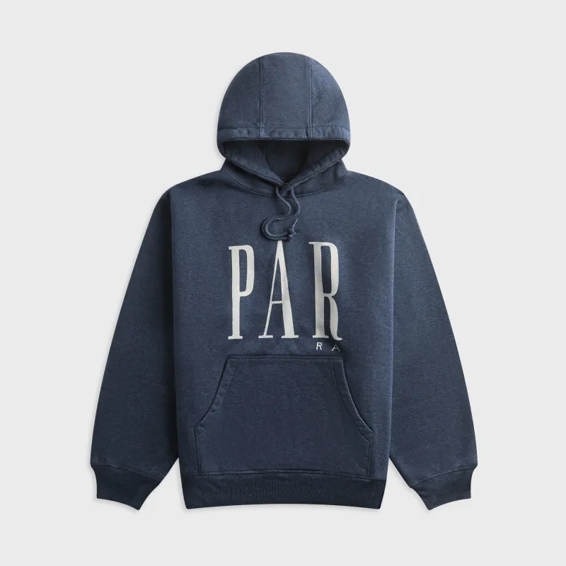 by Parra Gapped Hooded Sweatshirt - Blue made by by Parra