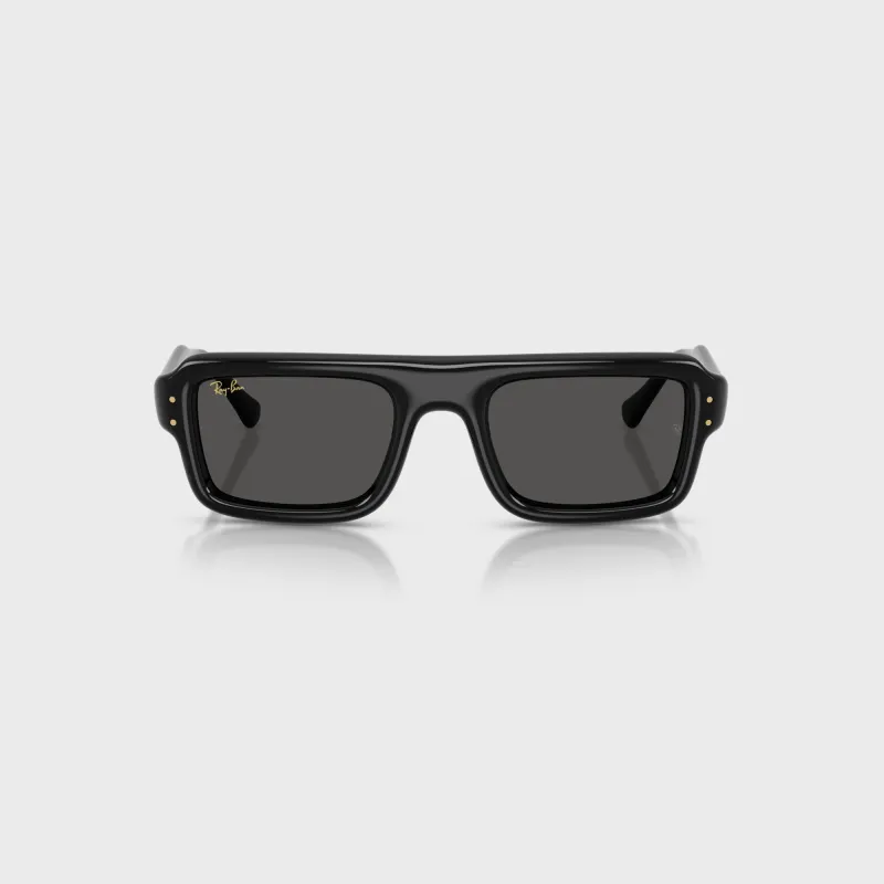 Ray Ban x A$AP Rocky Flacko Puffer Sunglasses - Black Frame / Dark Grey Lens made by Ray-Ban