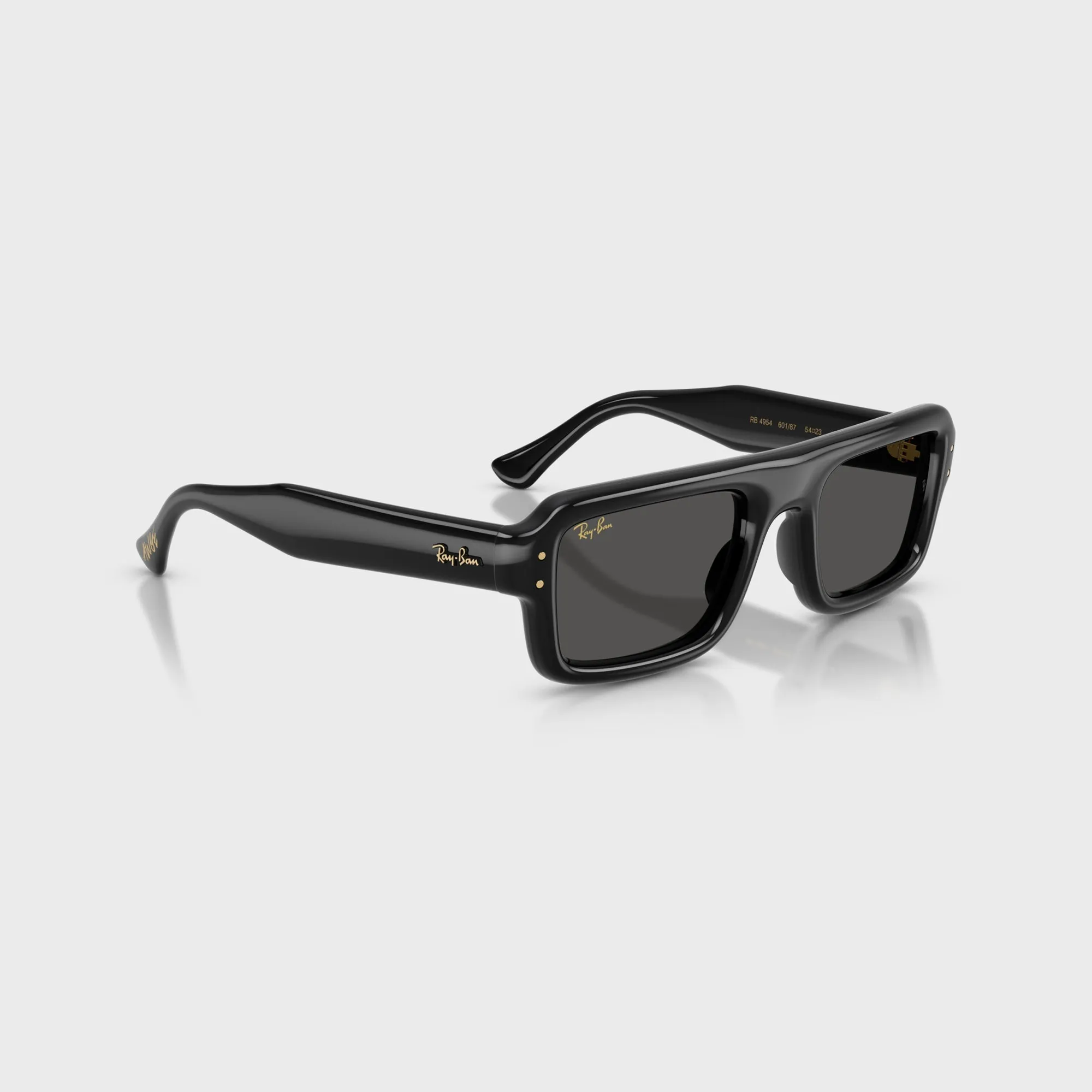 Ray Ban x A$AP Rocky Flacko Puffer Sunglasses - Black Frame / Dark Grey Lens sold by Kith product image thumbnail 2