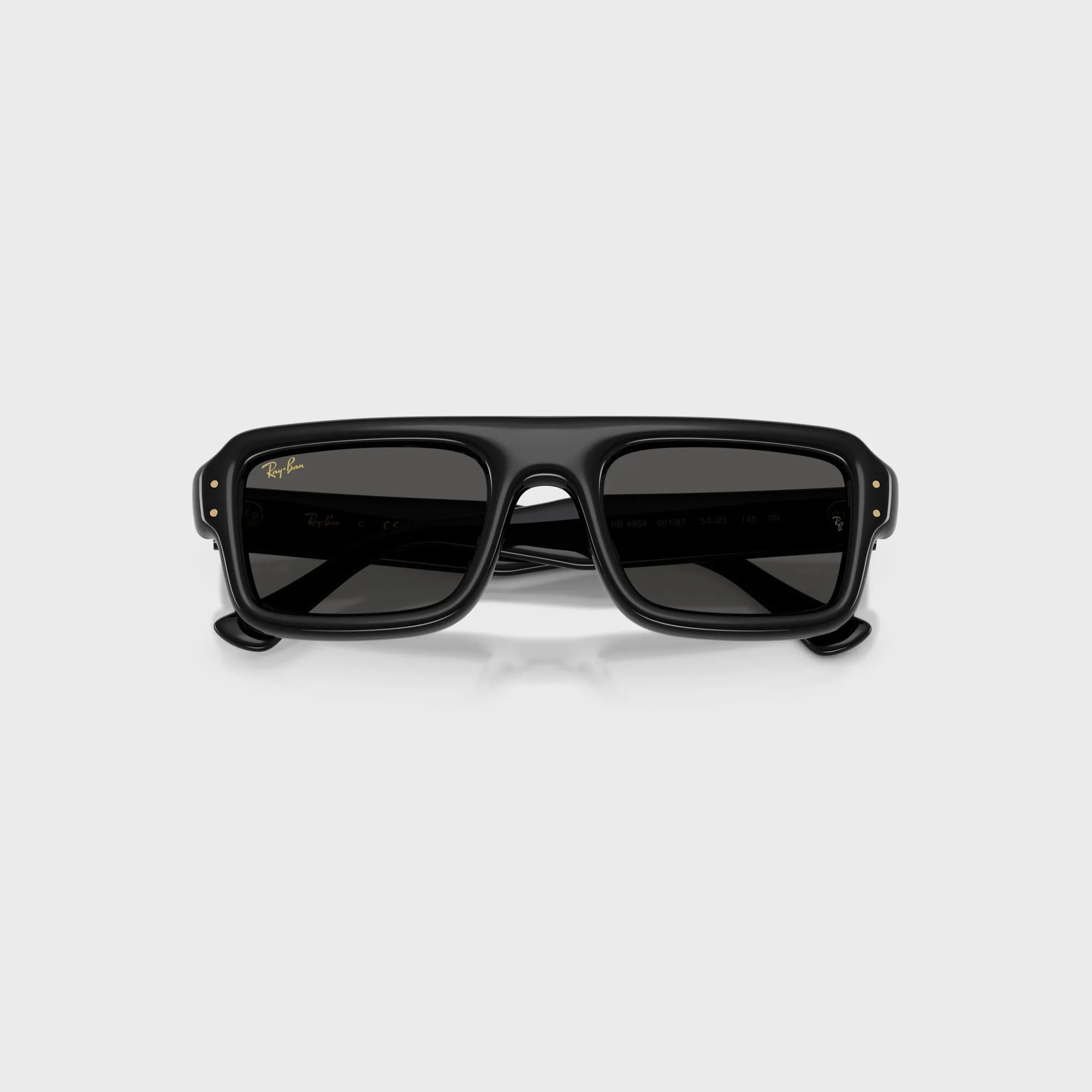 Ray Ban x A$AP Rocky Flacko Puffer Sunglasses - Black Frame / Dark Grey Lens sold by Kith product image thumbnail 3