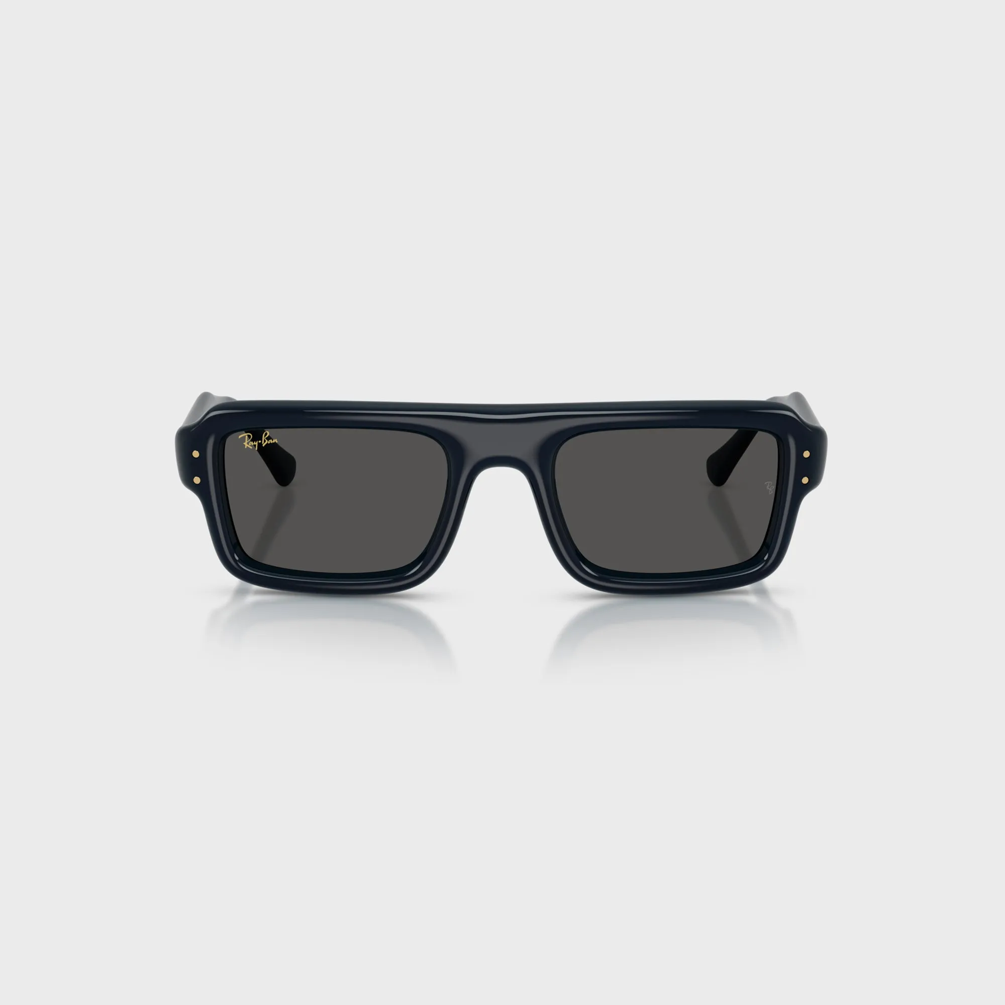 Ray-Ban x A$AP Rocky Flacko Puffer Sunglasses - Transparent Blue Frame / Dark Grey Lens sold by Kith