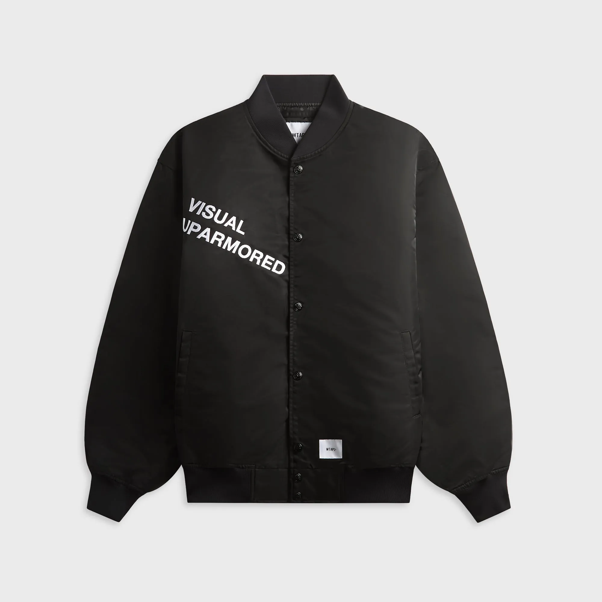 WTAPS Team Nylon Twill Jacket - Black sold by Kith