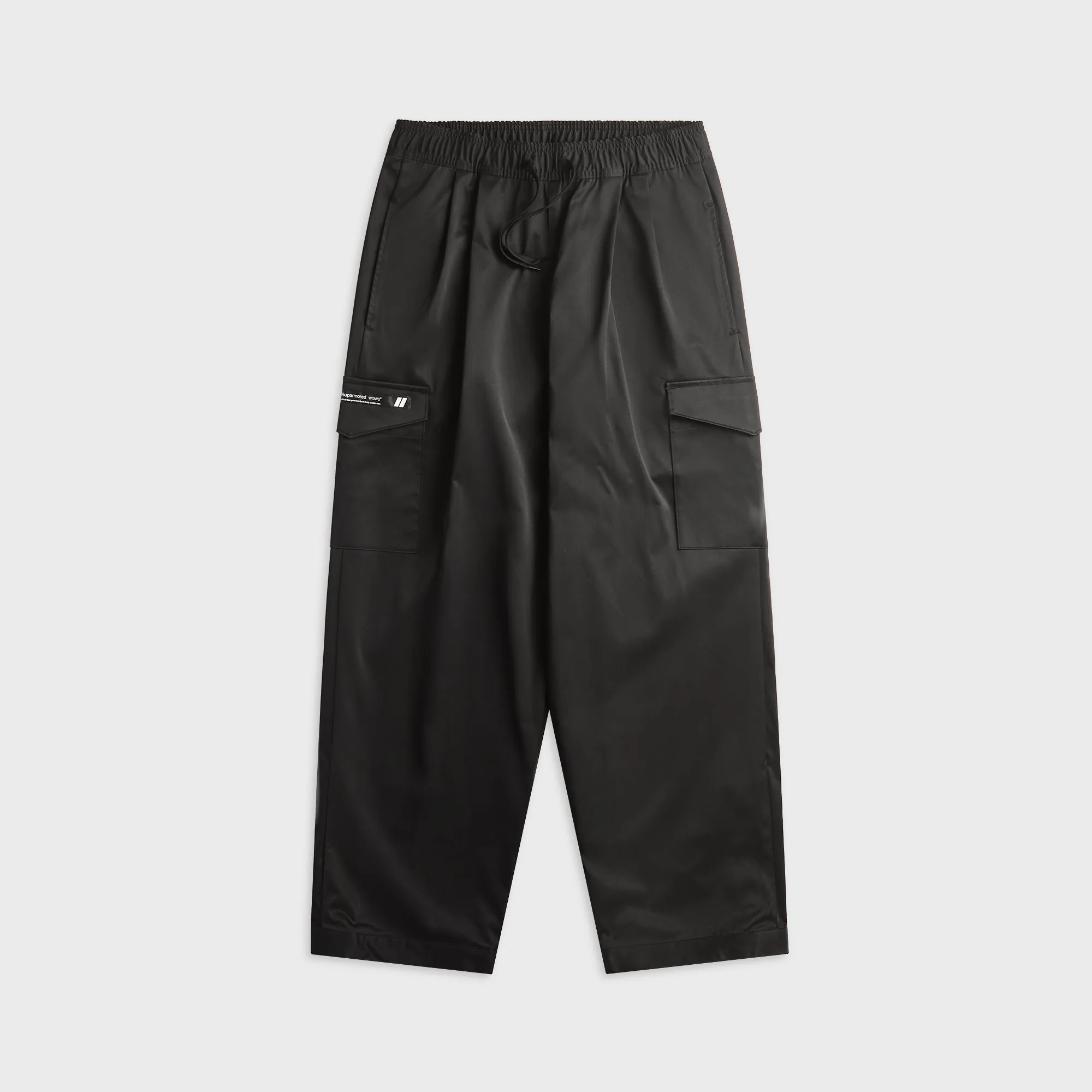 WTAPS MILT2601 Poly Satin Trouser - Black sold by Kith