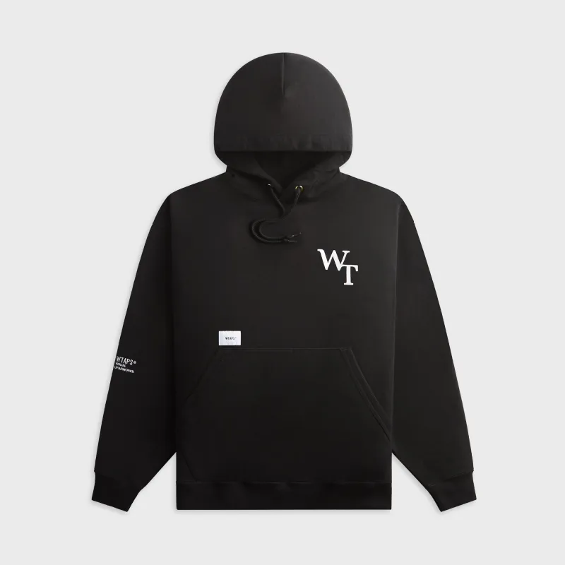 WTAPS Academy Cotton Hoody - Black made by WTAPS