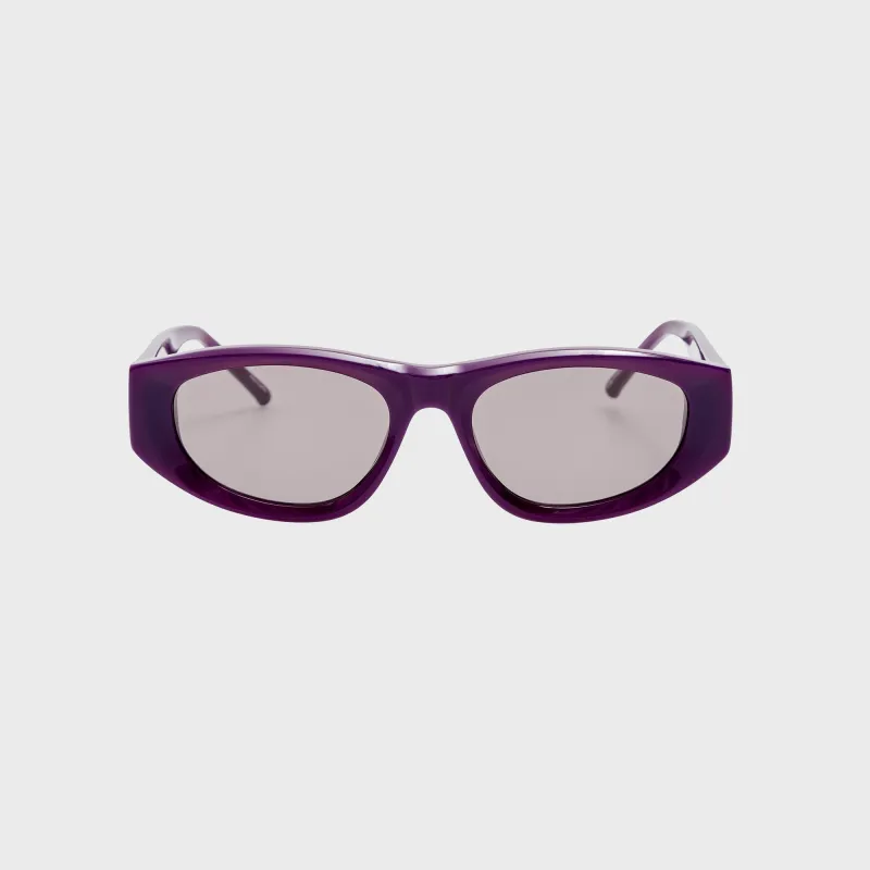 The Attico Maya Sunglasses - Mauve / Silver made by The Attico