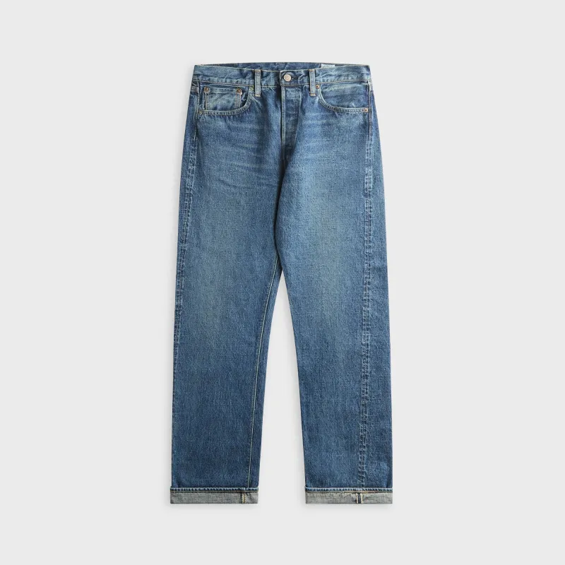 orSLOW 105 Standard Selvedge Denim 2 Year Wash Jeans - Indigo Blue made by orSlow