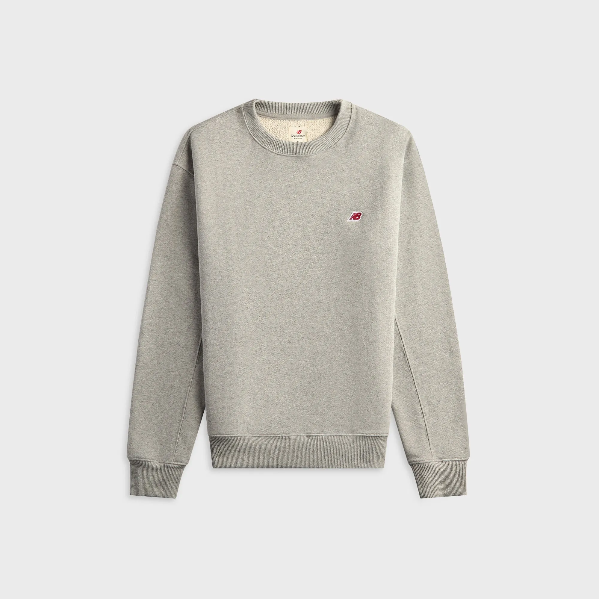 New Balance Made in USA Core Crewneck Sweatshirt - Athletic Grey sold by Kith