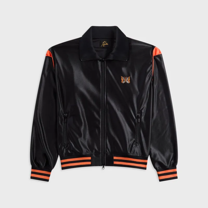 Needles Tricot Sateen Track Jacket - Black made by Needles