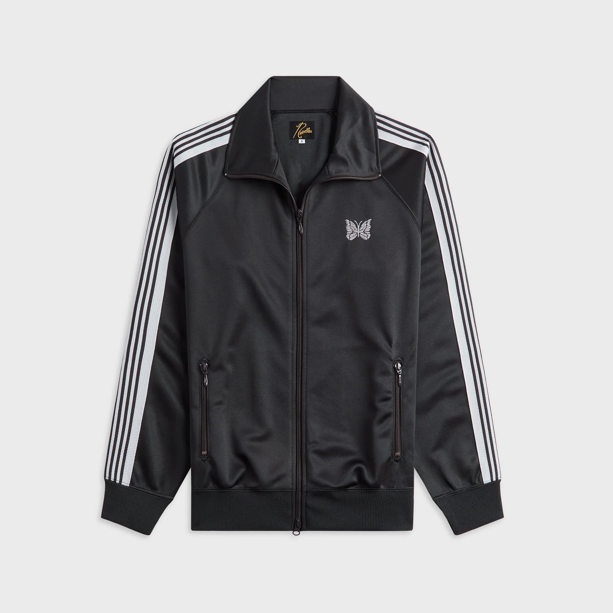 Needles Poly Smooth Track Jacket - Charcoal sold by Kith