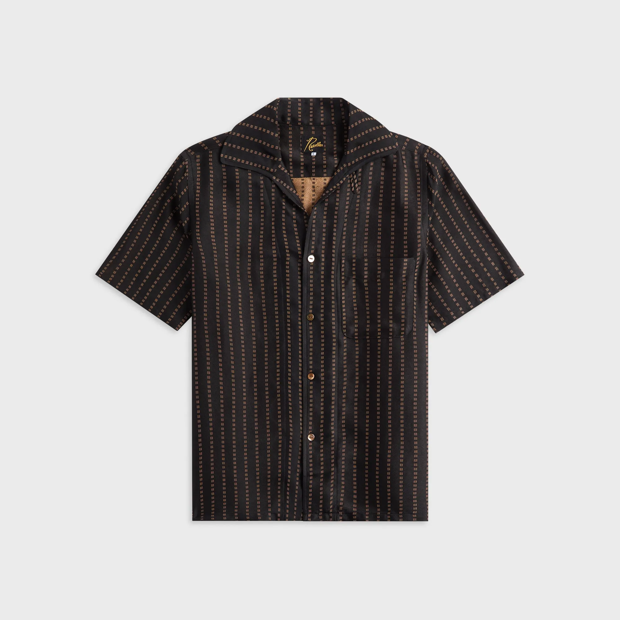 Needles Jacquard Cloth Italian Collar Shirt - Square sold by Kith
