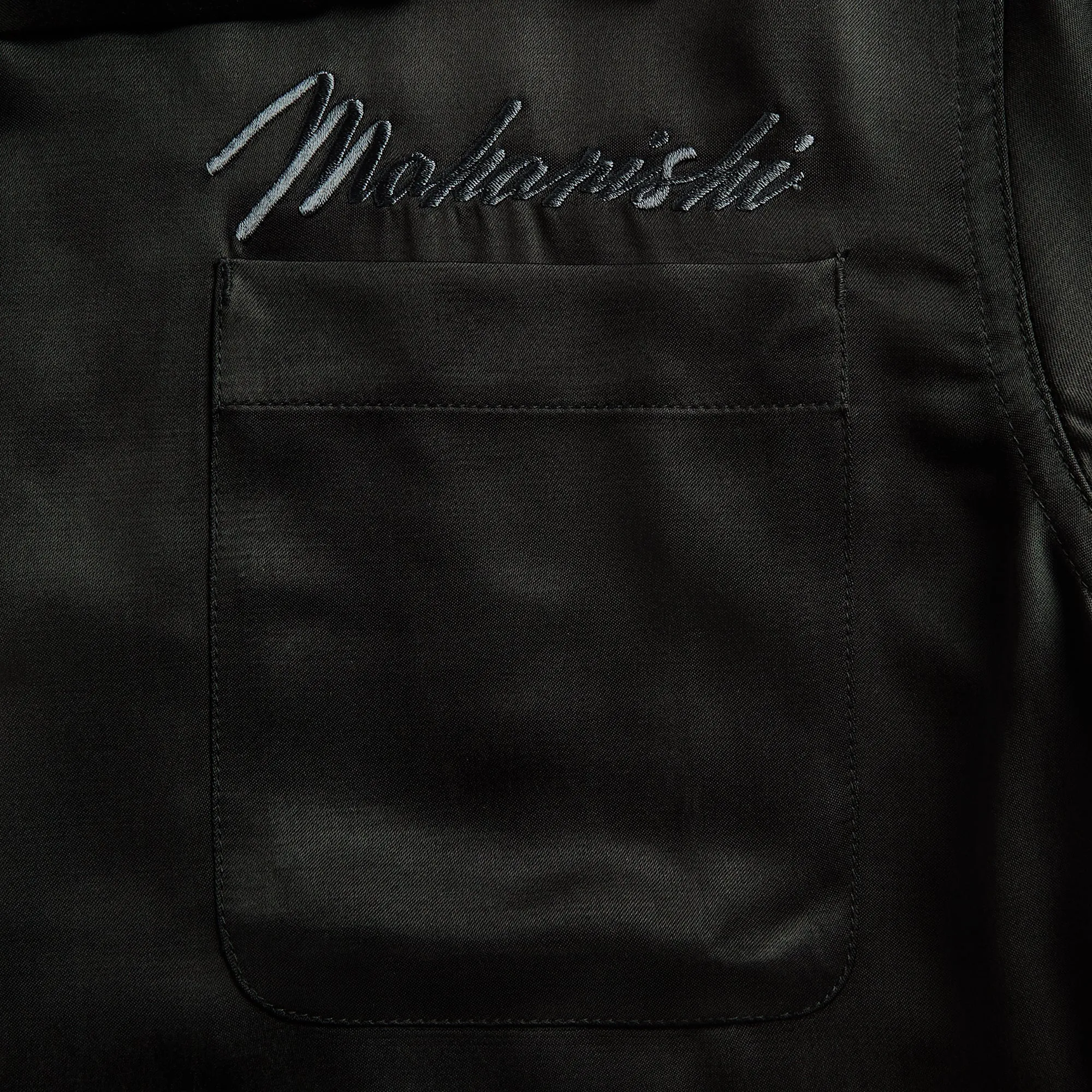 Maharishi 7365 Ascending Dragon Cupro Shirt - Black sold by Kith product image thumbnail 3