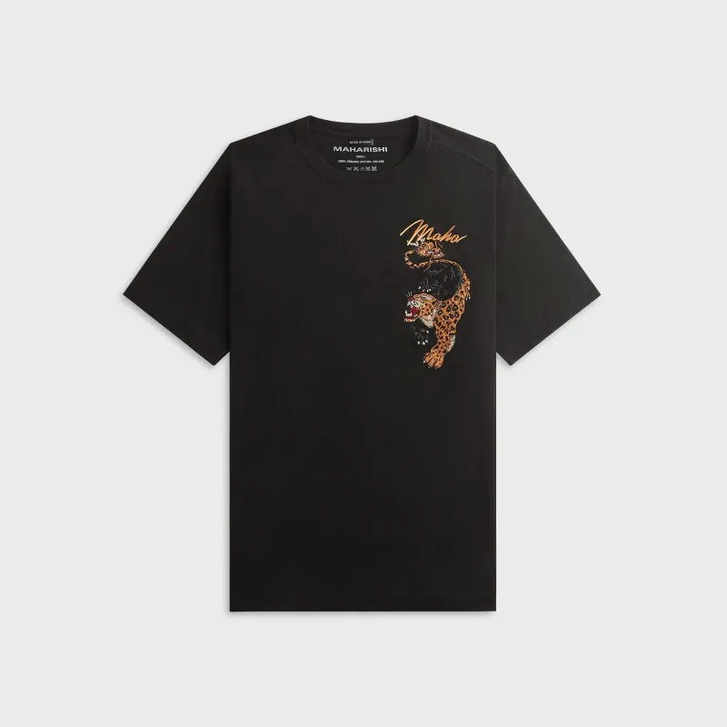 Maharishi 7350 Chimera Panther Tour Short Sleeve Tee - Black made by Maharishi