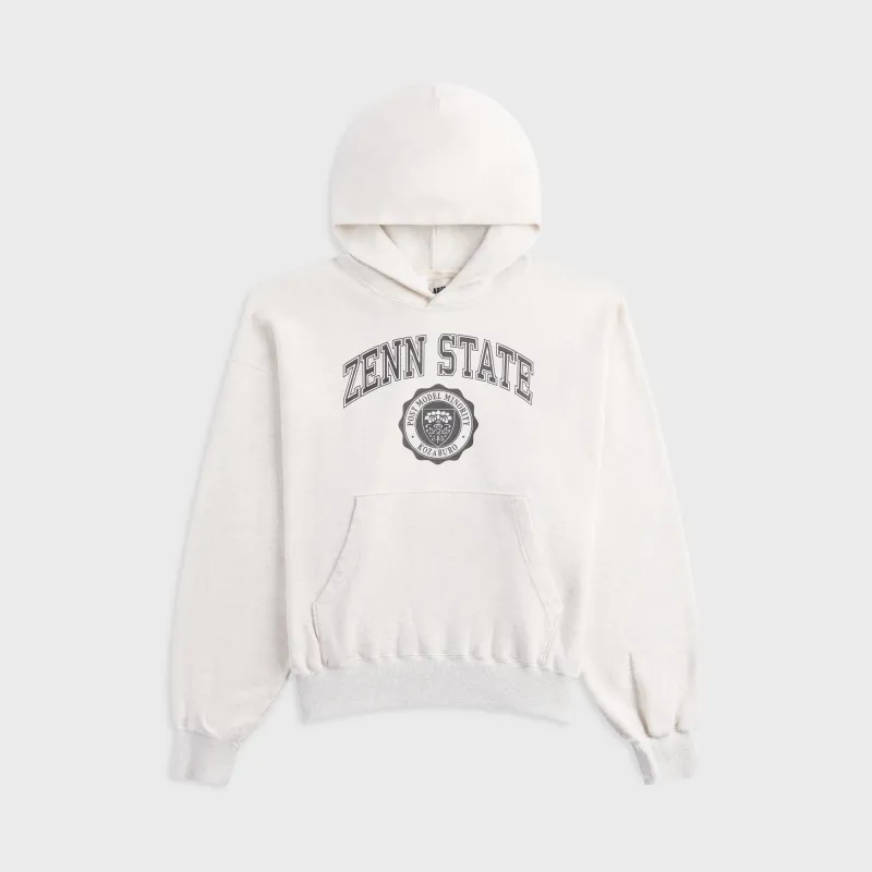 KOZABURO Zenn State Print Hoodie - Light Gray made by Kith