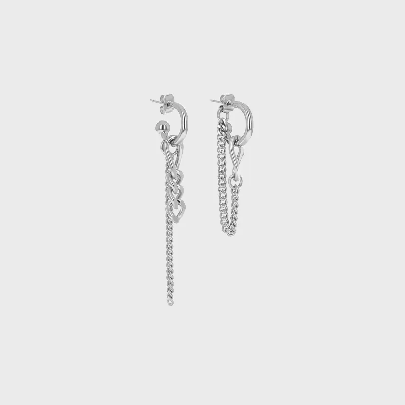 Justine Clenquet Tiko Earrings - Palladium made by Justine Clenquet