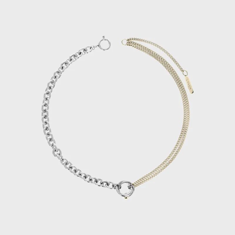 Justine Clenquet Faith Necklace - Gold / Palladium made by Justine Clenquet
