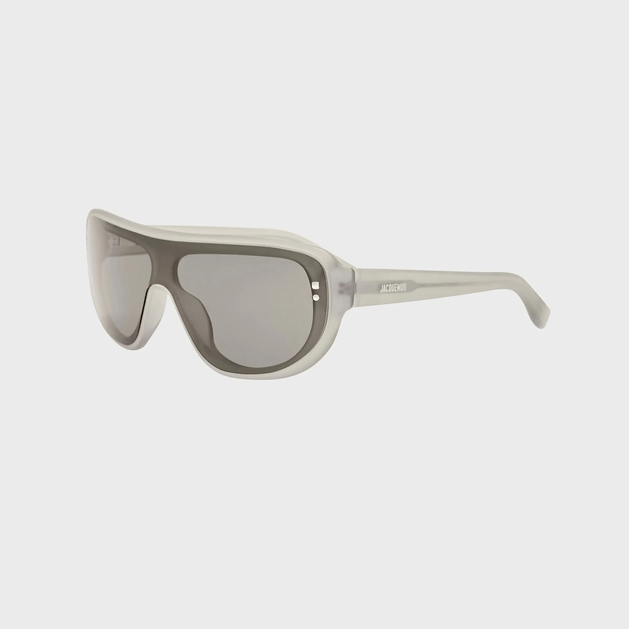 Jacquemus Jac 225 Frames - Sanded Smoke / Silver / Khaki sold by Kith product image thumbnail 2