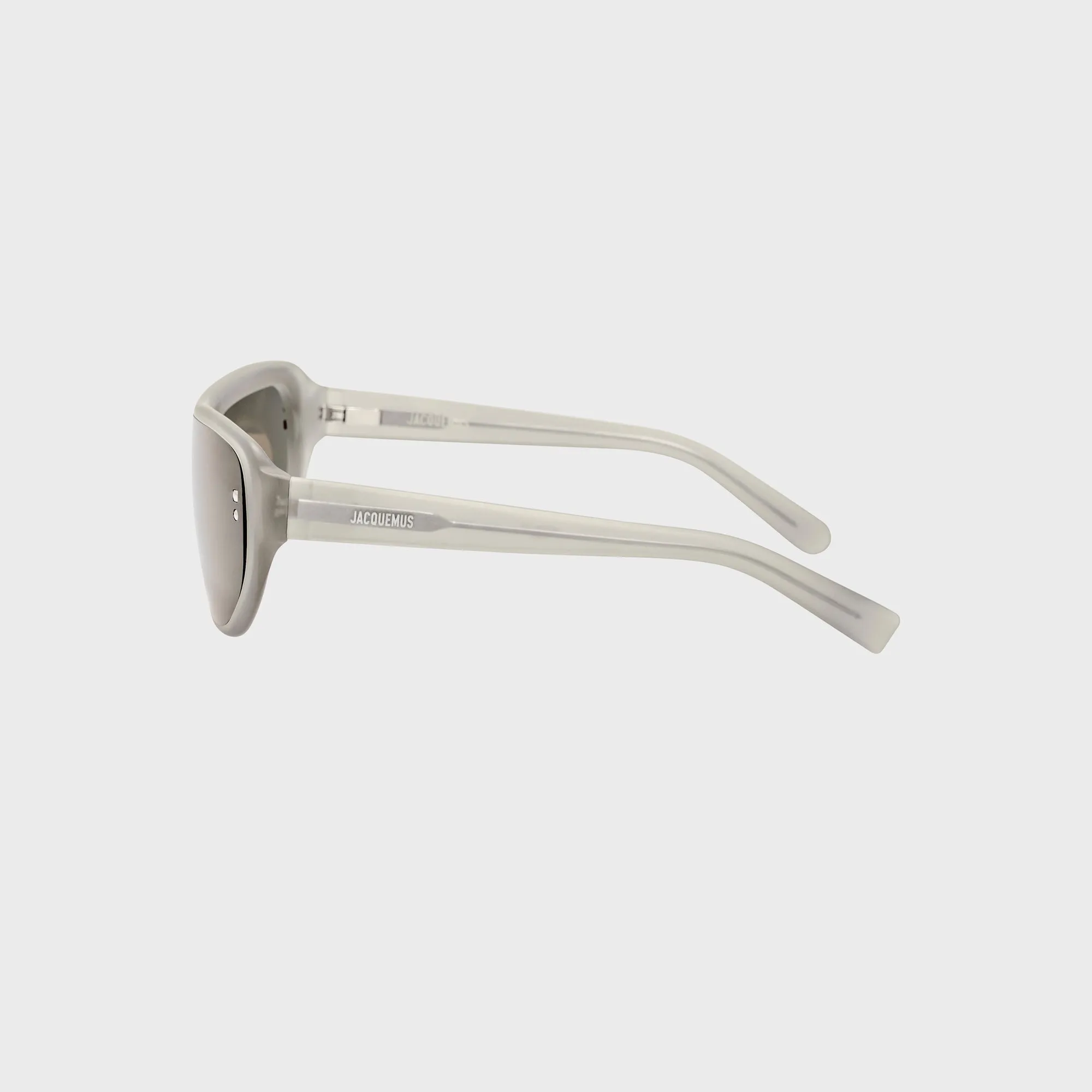 Jacquemus Jac 225 Frames - Sanded Smoke / Silver / Khaki sold by Kith product image thumbnail 3