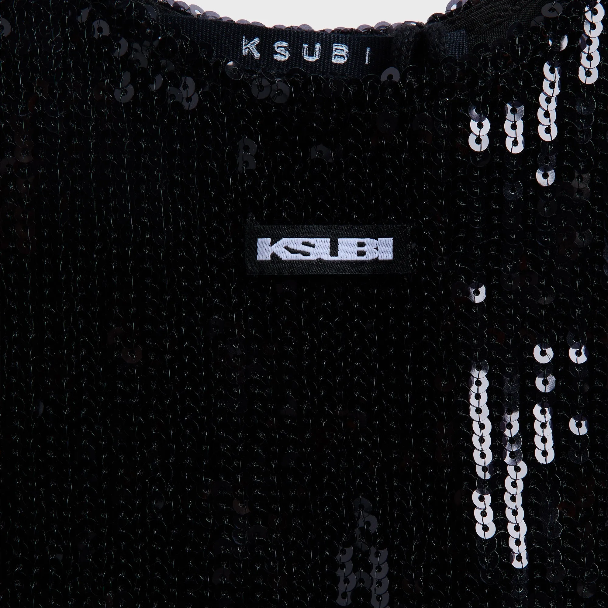 Ksubi Chloe Nude Spark Tank Top - Black Spark sold by Kith product image thumbnail 3