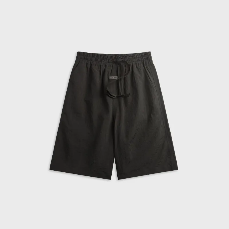Fear of God Nylon Taffeta Padded Sport Short - Black made by Fear of God