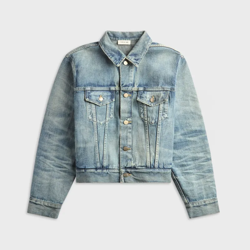 Fear Of God Classic Trucker Jacket - Vintage Indigo made by Fear of God