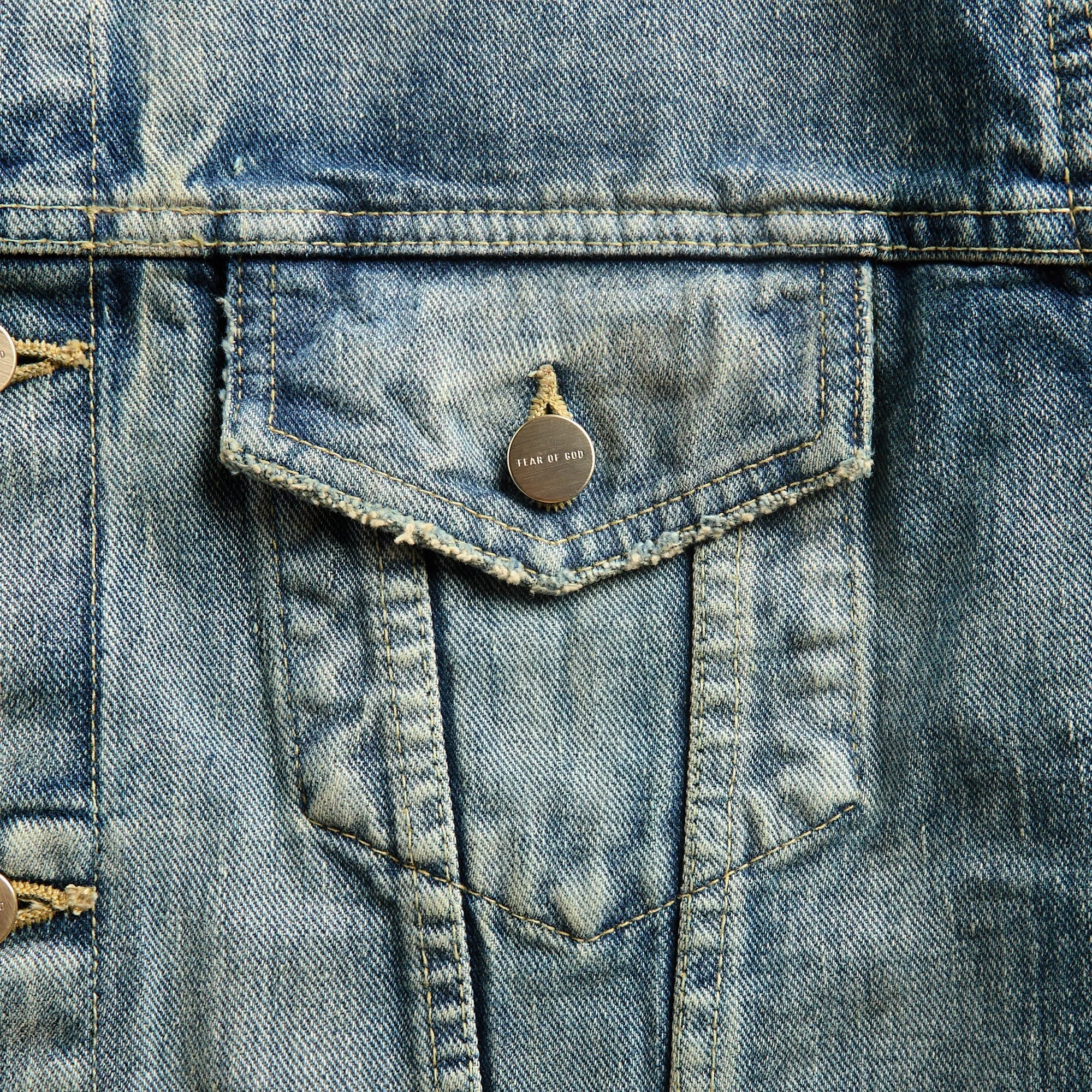 Fear Of God Classic Trucker Jacket - Vintage Indigo sold by Kith product image thumbnail 3