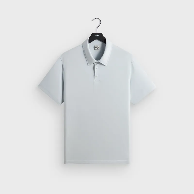 &Kin Soft Modal Blend Heathrow Polo - Light Indigo made by Kith