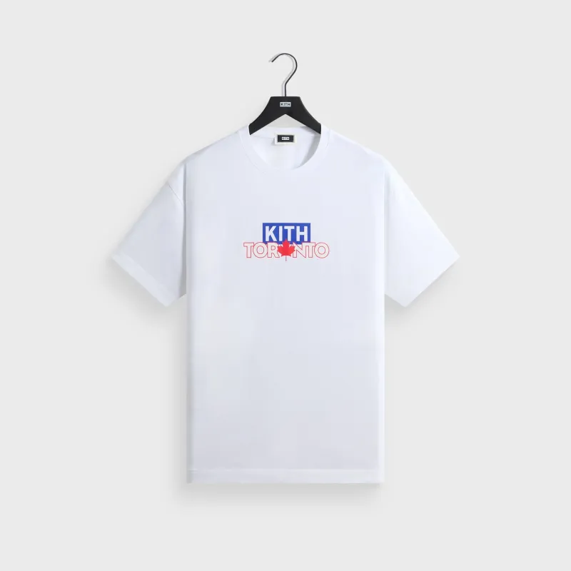 Kith Toronto Classic Logo Tee - White made by Kith