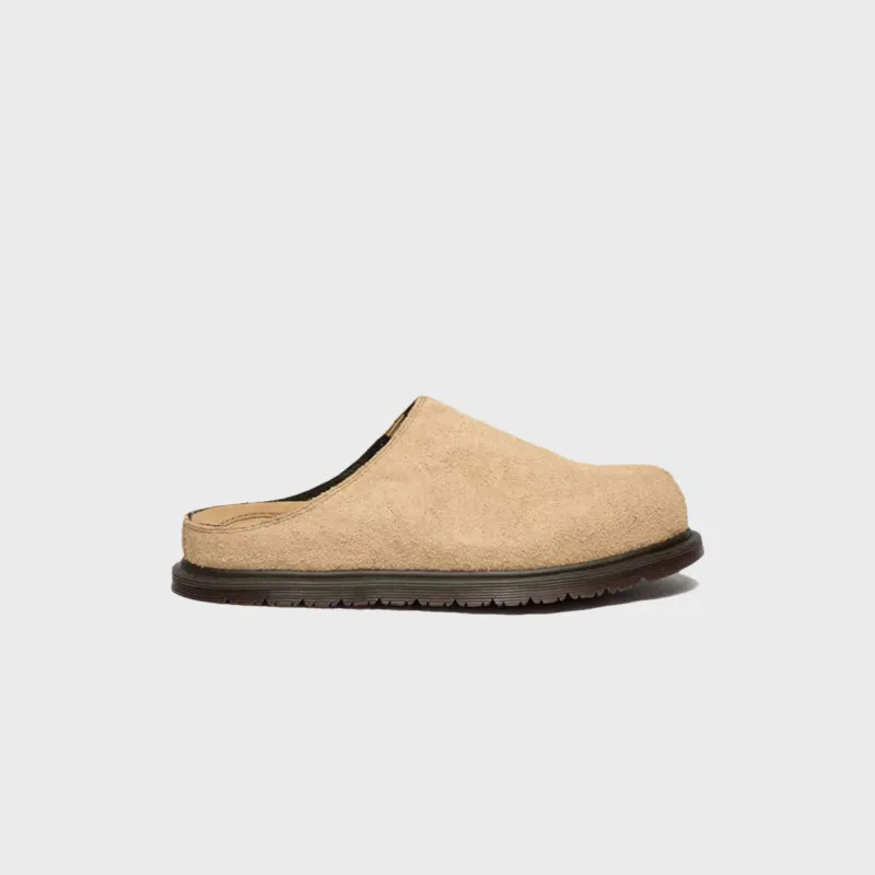 Dr. Martens Suede San Mule - Savanna Brown made by Dr. Martens