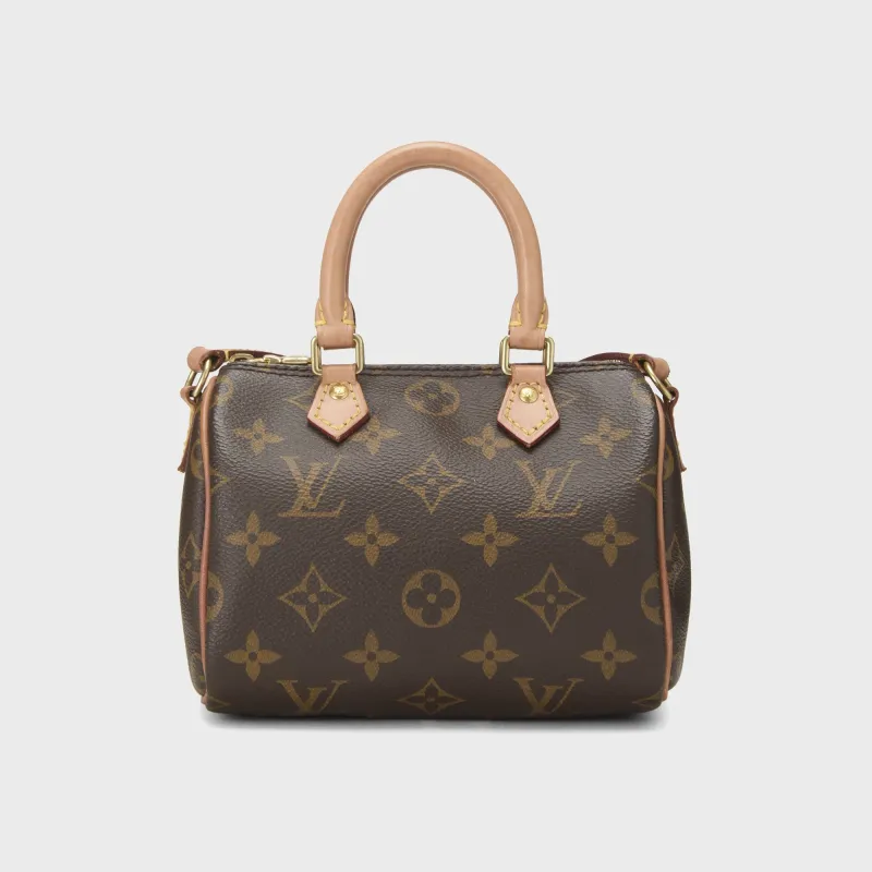 WGACA Louis Vuitton Monogram Canvas HL Speedy Mini - Brown made by What Goes Around Comes Around