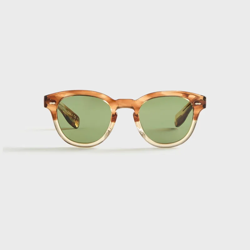 Oliver Peoples Cary Grant Sunglasses - Honey VSB / Green C made by Oliver Peoples
