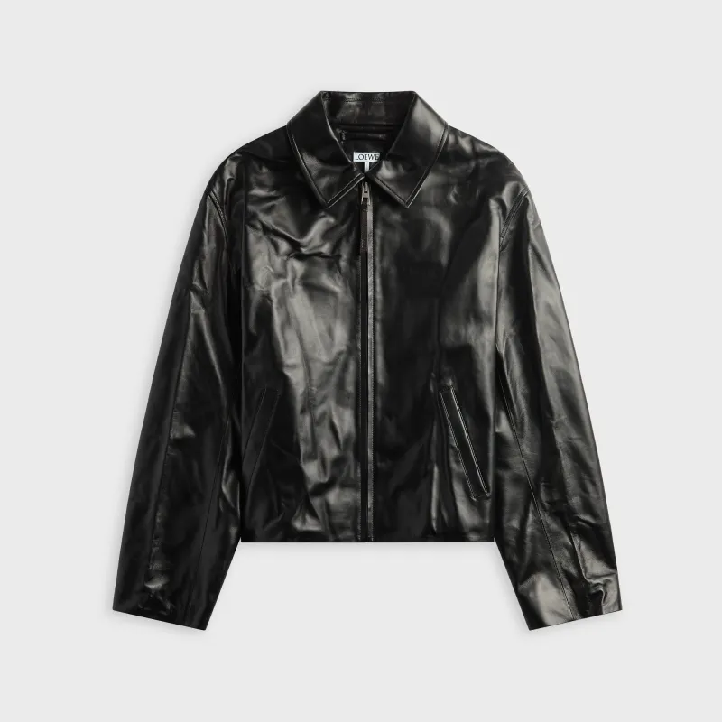Loewe Zip-Up Jacket - Black made by Loewe