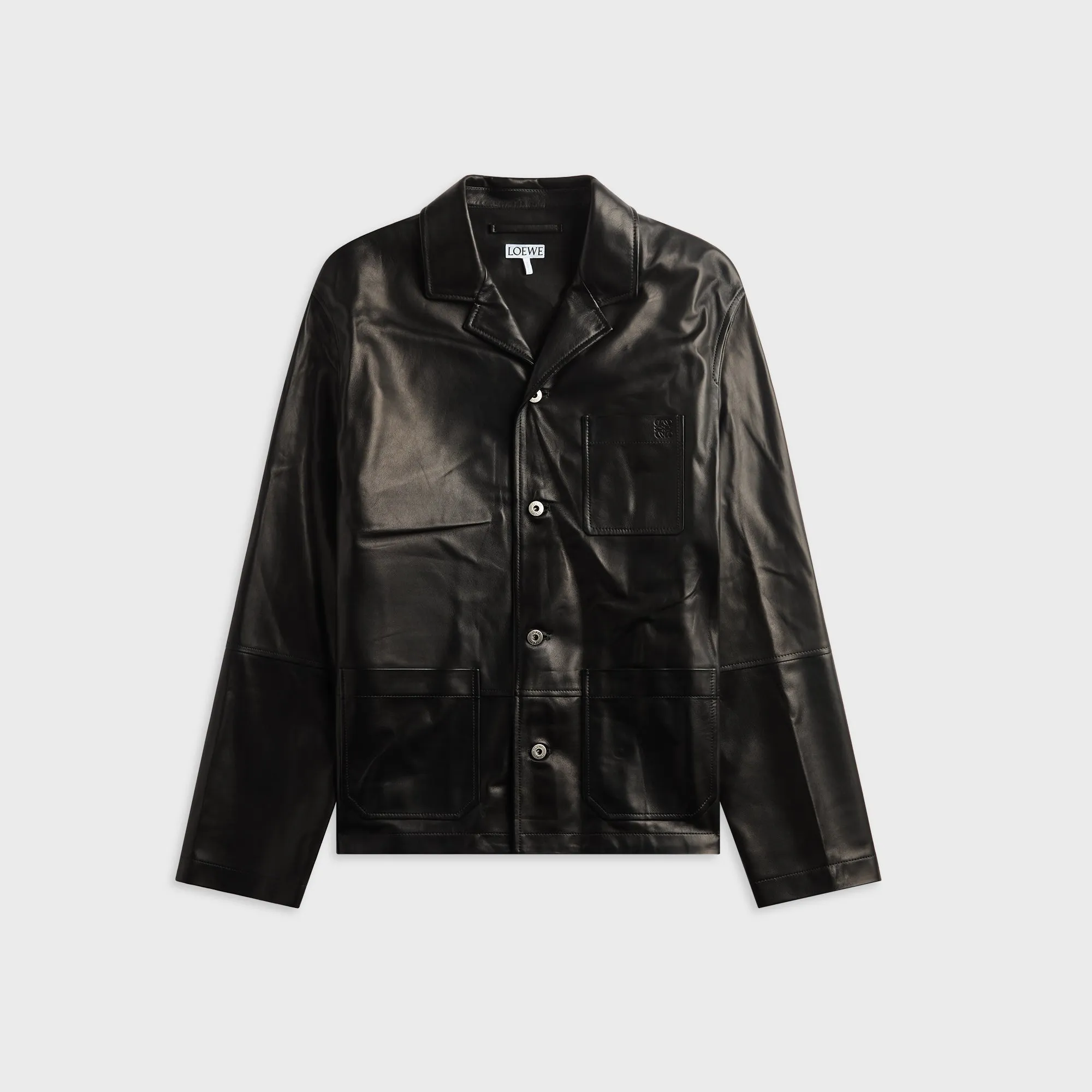 Loewe Workwear Jacket - Black sold by Kith
