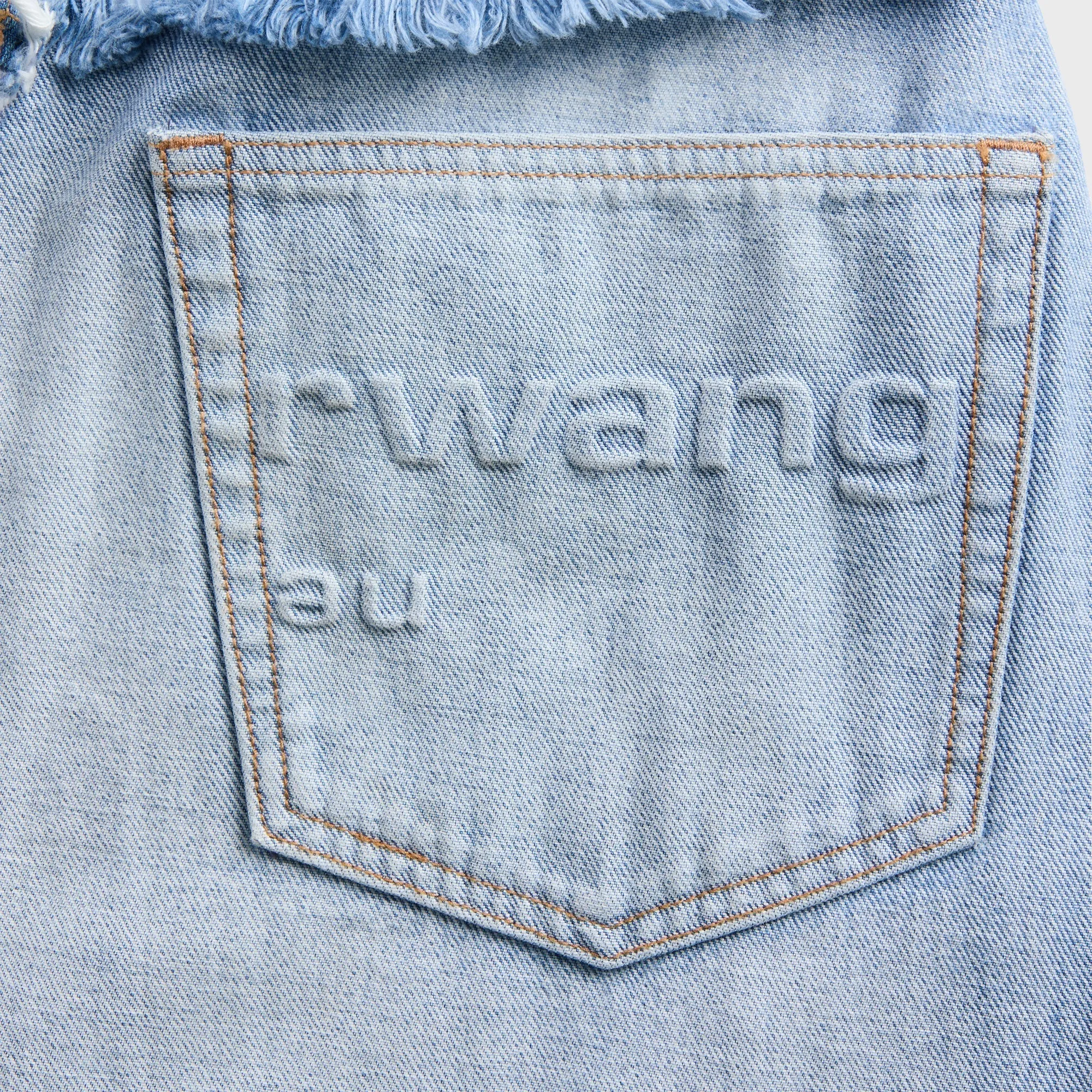 Alexander Wang Mid-rise Inverted Blow Up Jean With Embossed Logo - Inverted Bleach Blue sold by Kith product image thumbnail 3