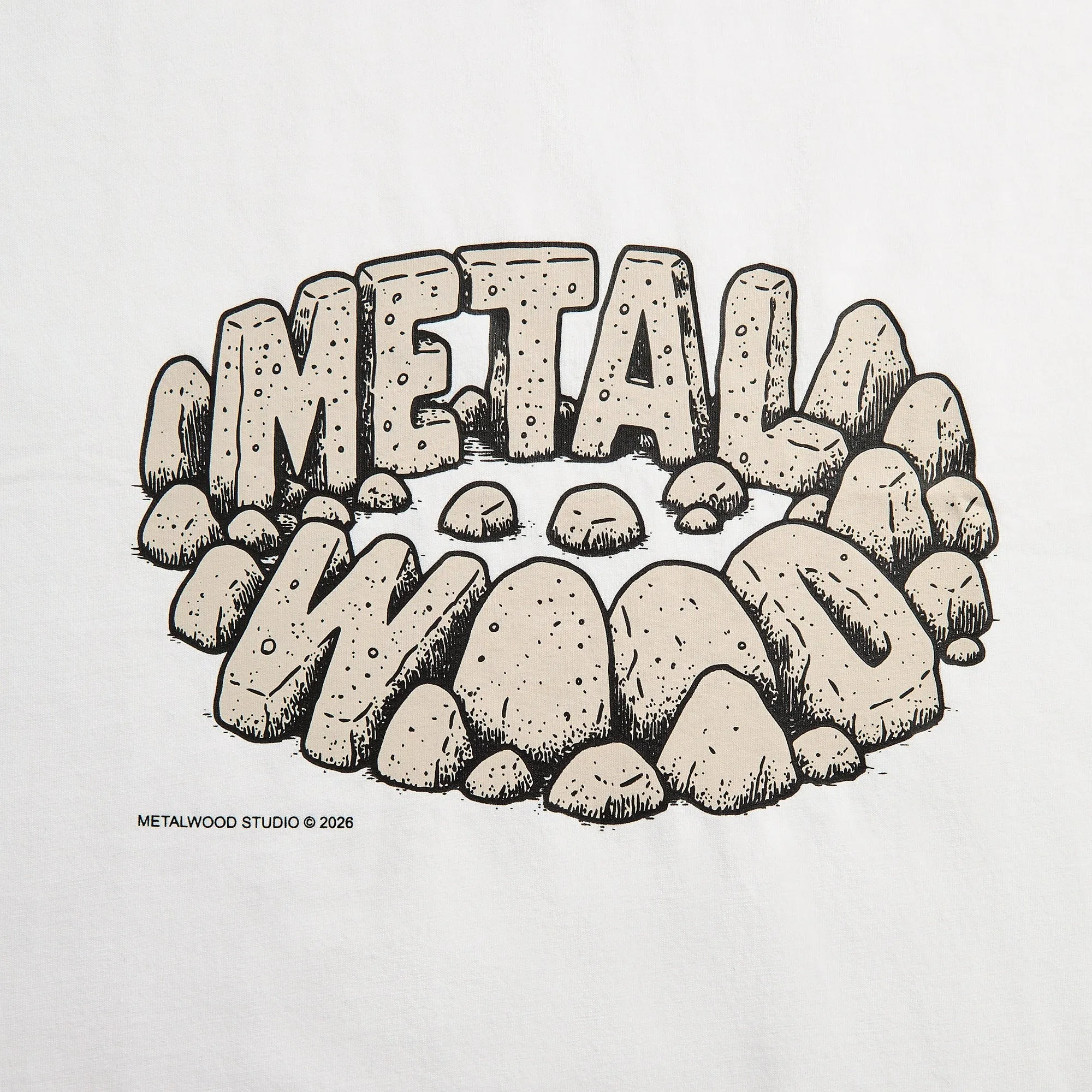 Metalwood Stonehenge Tee - White sold by Kith product image thumbnail 3