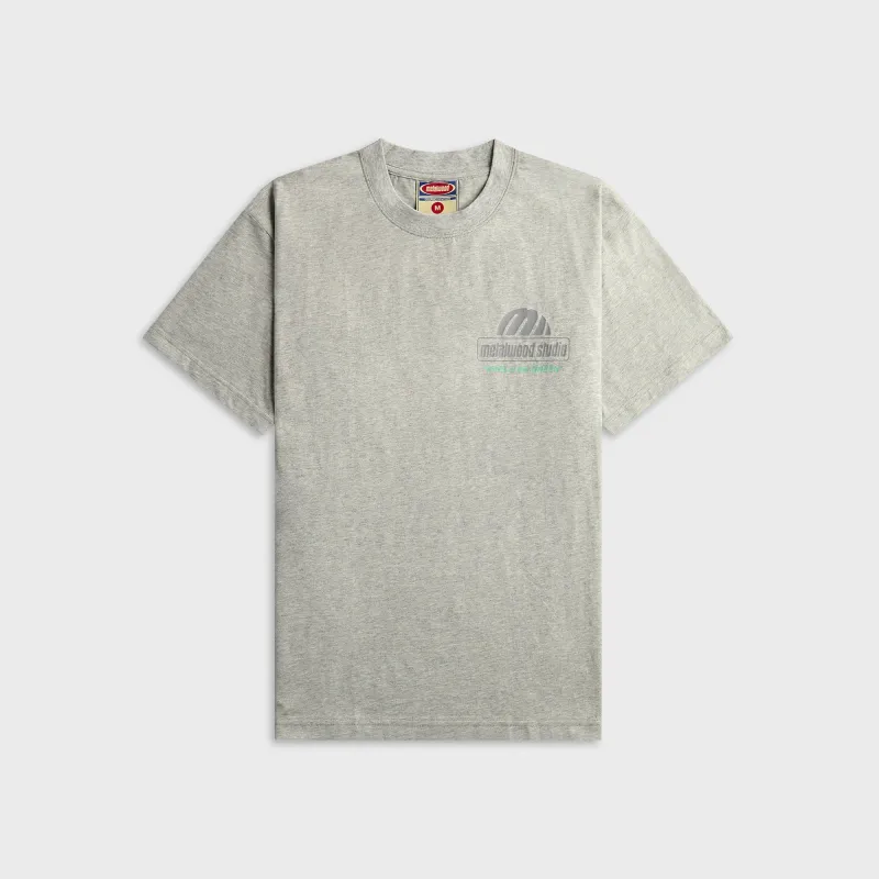 Metalwood King Of The Greens Tee - Heather Grey made by Metalwood Studios