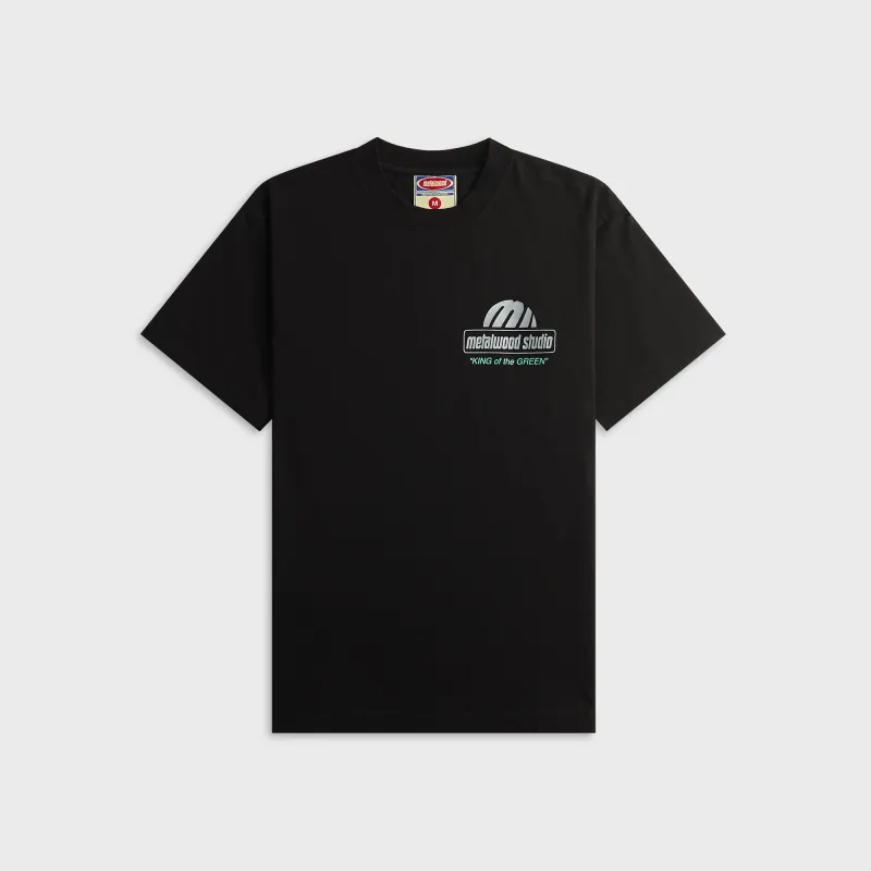 Metalwood King Of The Greens Tee - Black made by Metalwood Studios