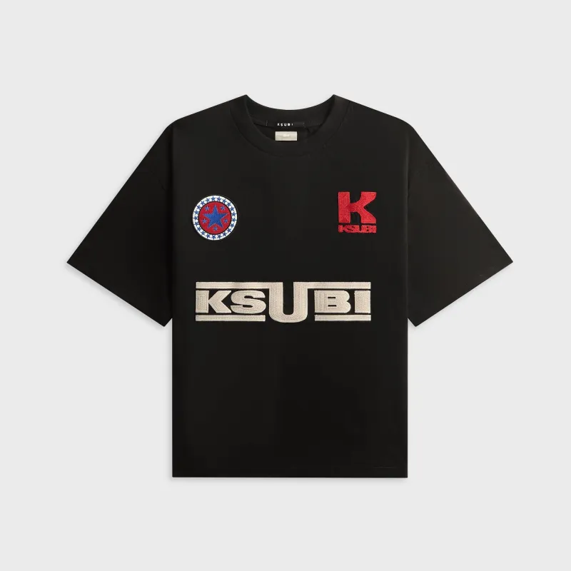 Ksubi Zoom Halen Short Sleeve Tee - Jet Black made by Ksubi