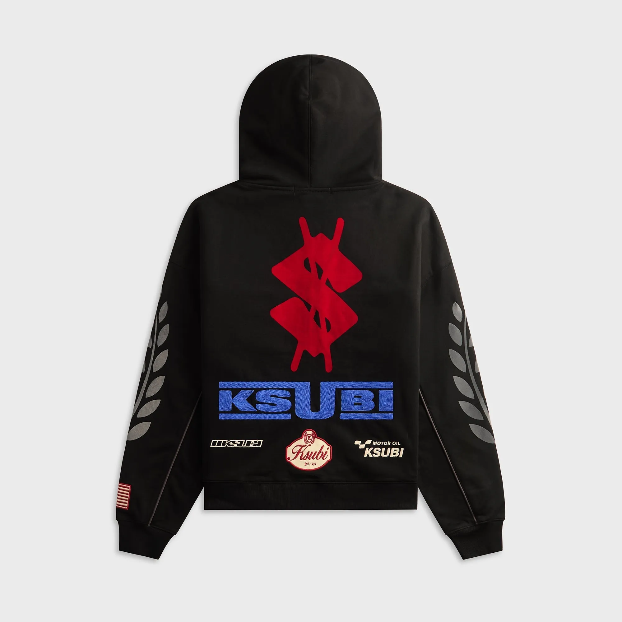 Ksubi Zoom Ekcess Zip Hoodie - Jet Black sold by Kith product image thumbnail 2